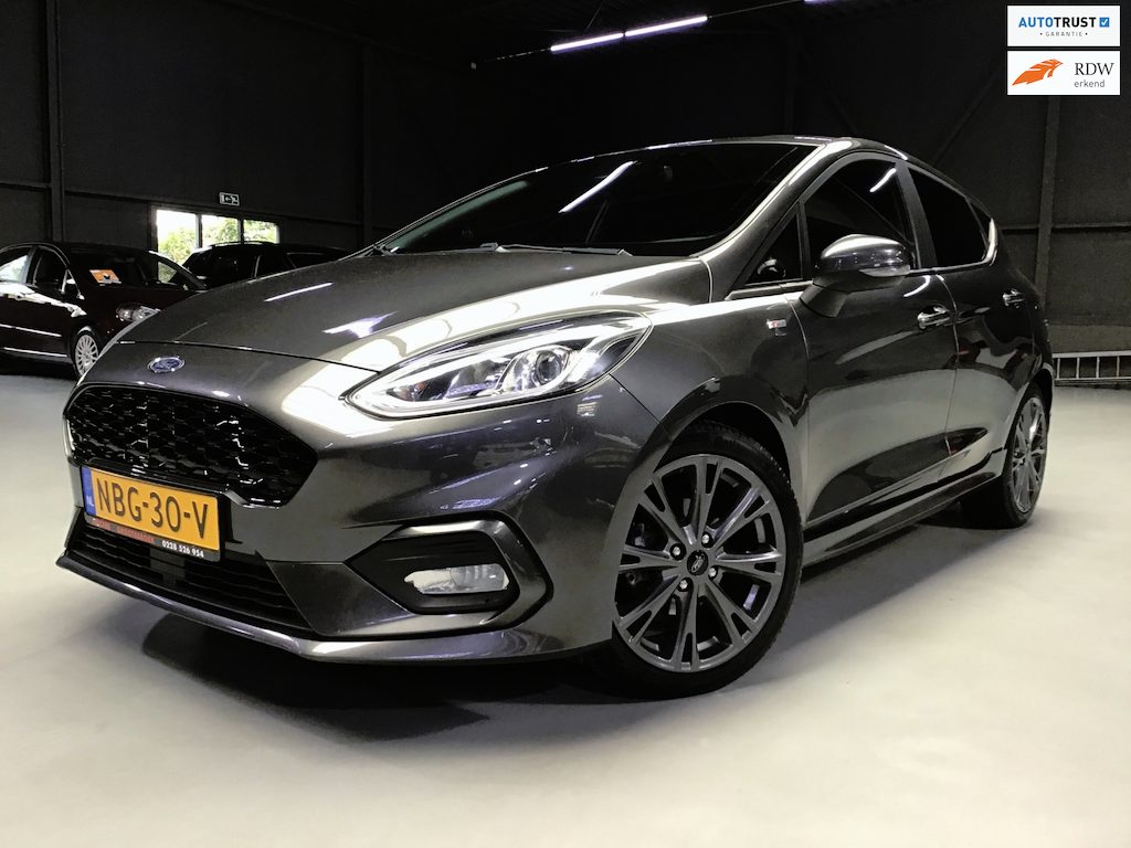 Ford Fiesta 1.0 EcoBoost ST-Line I 1e Eigen. I Carplay I Airco I Cruise I 17inch I Led I 6Bak I Keyless I New Apk + Beurt I Marge.