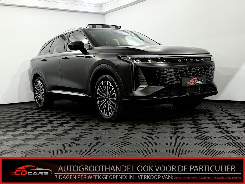 Omoda 9 1.5T-GDi SHS-P Black Edition Awd 5p 538 PK, Panoramadak, 360 Camera, Navi, Head-up display, Elektrische achterklep, Massage stoelen, Stoelverwarming