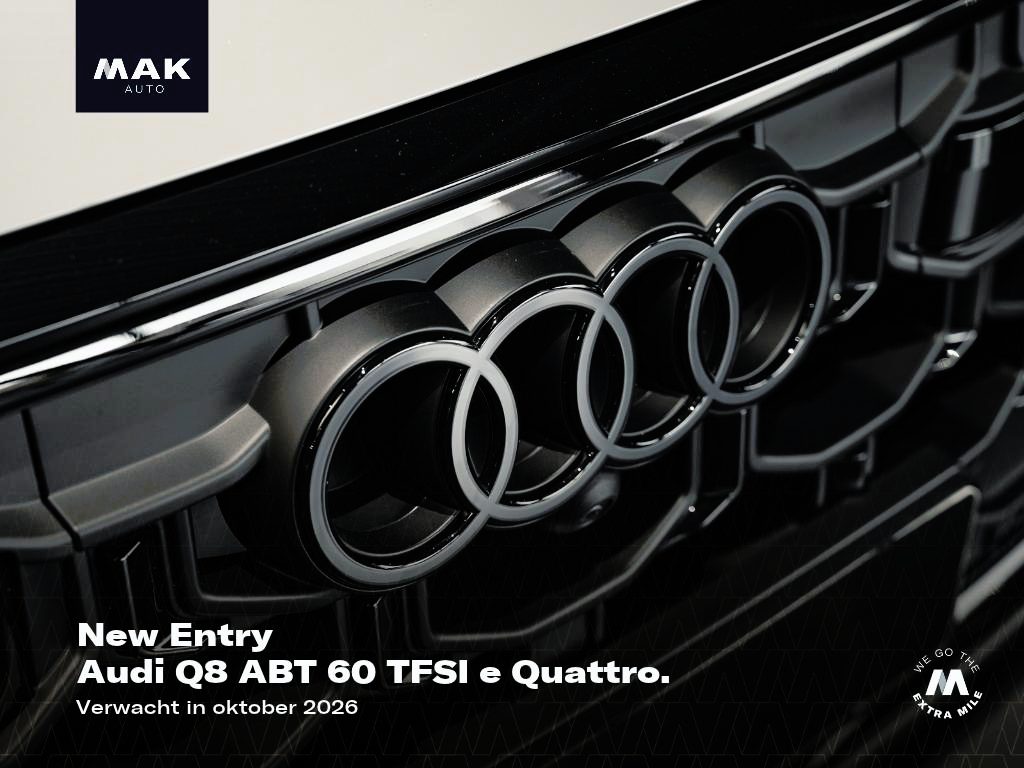 Audi Q8 ABT 60 TFSI e Quattro Pro Line S Competition , ABT-aero, ABT 23", pano, 4W-best, B&O adv., Luchtv., OLED, S sportstoelen, Laserlicht, NP207k