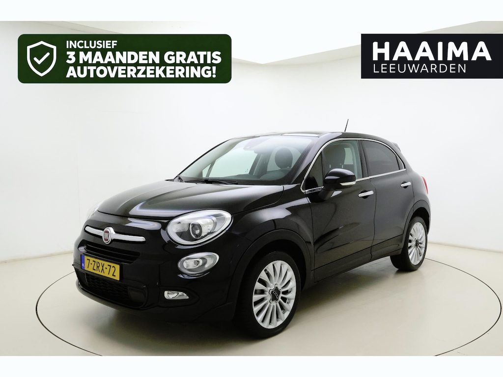 Fiat 500X 1.4 Turbo MultiAir Lounge | Lederen bekleding | Camera | Climate control | Lichtmetalen velgen | Keyless | Cruise control