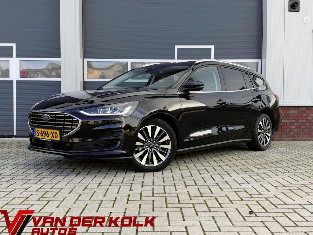 Ford Focus Wagon 1.0 EcoBoost Hybrid Titanium X | Virtual Cockpit | Carplay | Camera | DAB | LED | Climate | Stoelverwarming | Trekhaak
