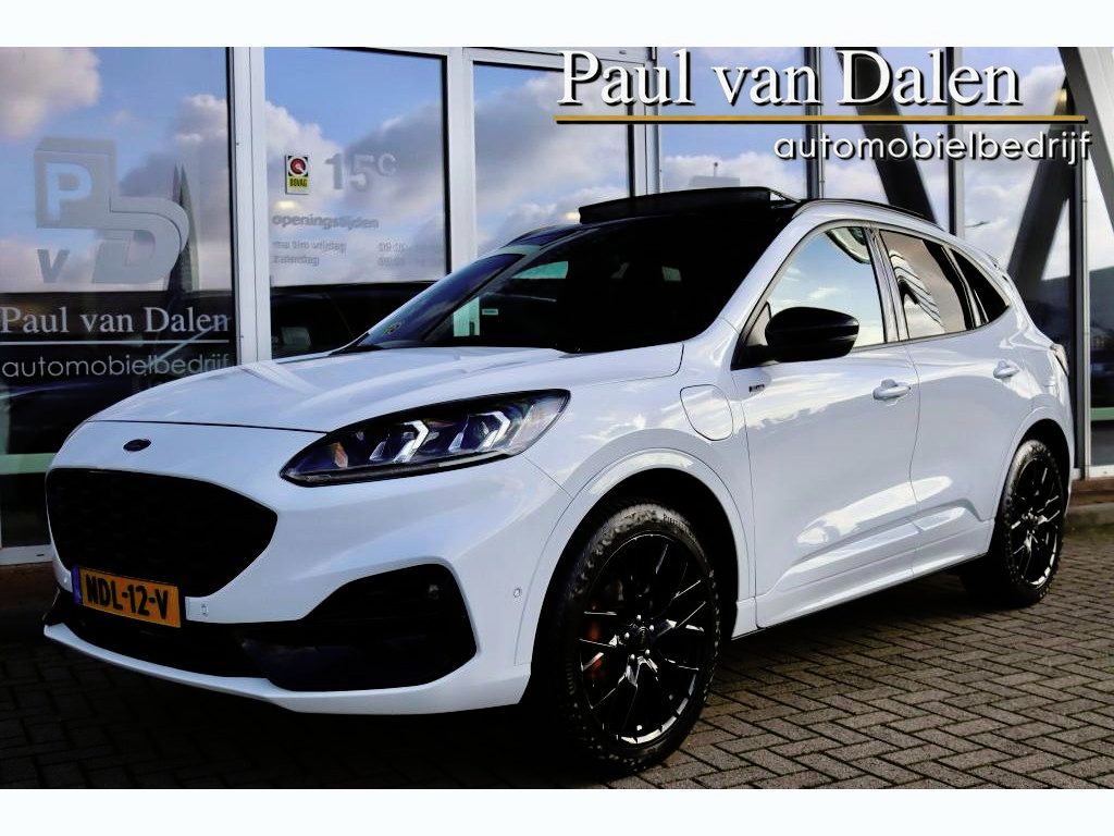 Ford Kuga 2.5 PHEV 225PK AUTOMAAT ST-LINE X BLACK PACK Panodak | SOH 89% | Winter/Driver/Technology Pack | Camera | Adapt.Cruise | Half Leer | B&O | 20 Inch Lm | Led | Pdc v+a | Electr. Klep |