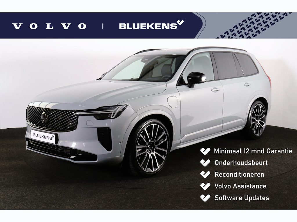 Volvo XC90 T8 Recharge AWD Ultra Black Ed. Exec. - Luchtvering - Panorama/schuifdak - IntelliSafe Assist & Surround - 360º Camera - Bowers & Wilkins audio - Adaptieve LED koplampen - Verwarmde voorstoelen, stuur & achterbank - Parkeersensoren voor & achter - Elektr. bedienb. voorstoelen met geheugen - Geventileerde voorstoelen - Head up display - Draadloze tel. lader - Extra getint glas - 22' LMV