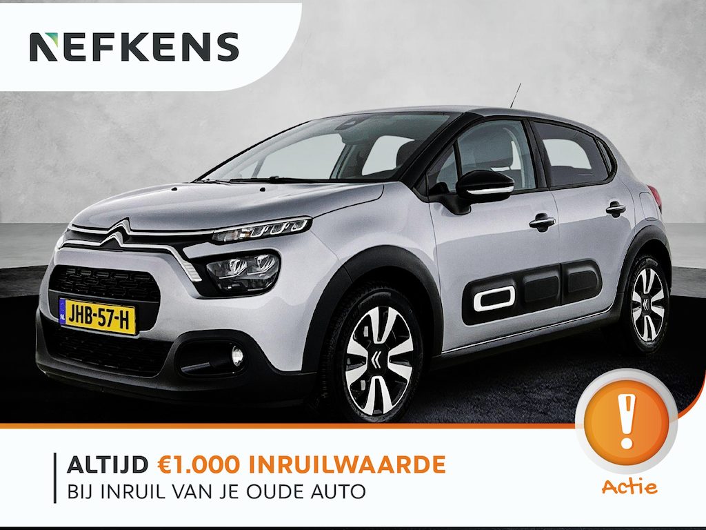 Citroën C3 110pk C-Series Automaat | Navigatie via Apple Carplay / Android Auto | Climate Control | Cruise Control | Parkeersensoren | Bluetooth | All seasonbanden | 16" LM velgen