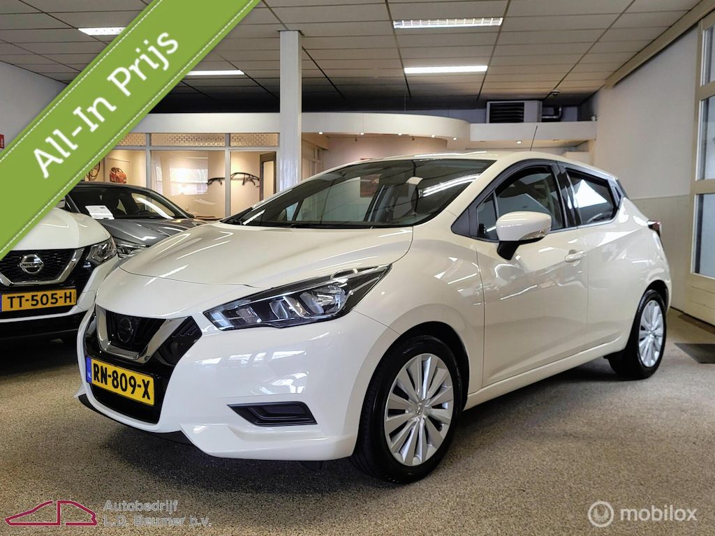Nissan Micra 1.0L Acenta *NL, CARPLAY NAVI, RIJKLAARPRIJS!*