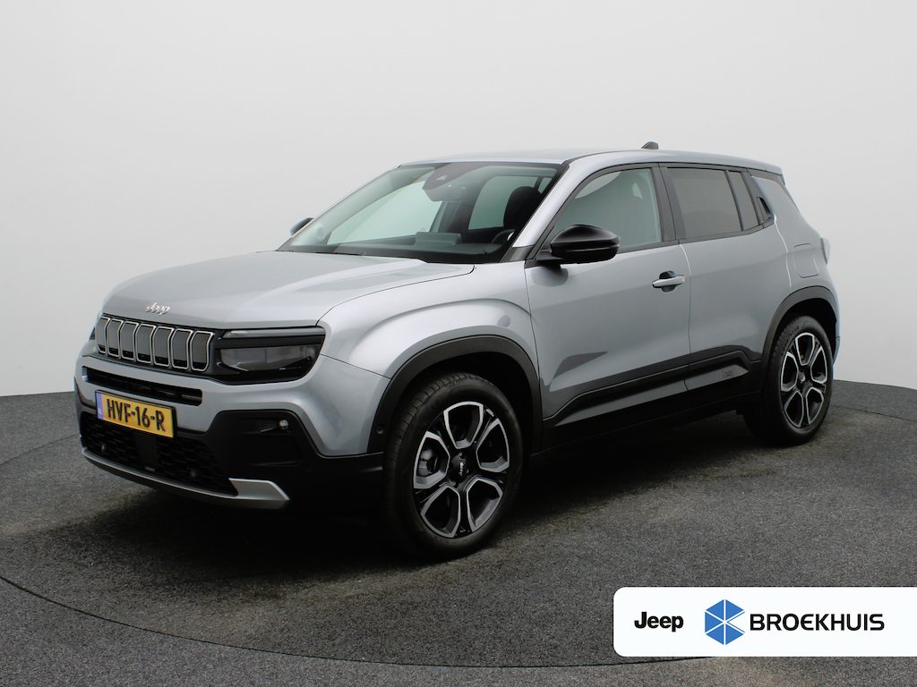 Jeep Avenger 1.2 e-Hybrid Summit Camera | Navigatie | Carplay/Android Auto | Keyless | 18" Diamond Cut Lichtmetalen Velgen | Half Leder