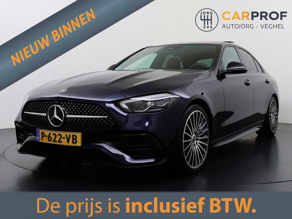 Mercedes-Benz C-klasse 180 AMG Line Sfeerverlichting | Pano | Camera |  Stoelverwarming