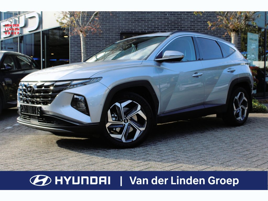 Hyundai Tucson 1.6 T-GDI HEV Premium 230PK! Navi/Leer/360view/Trekhaak "RIJKLAARPRIJS"