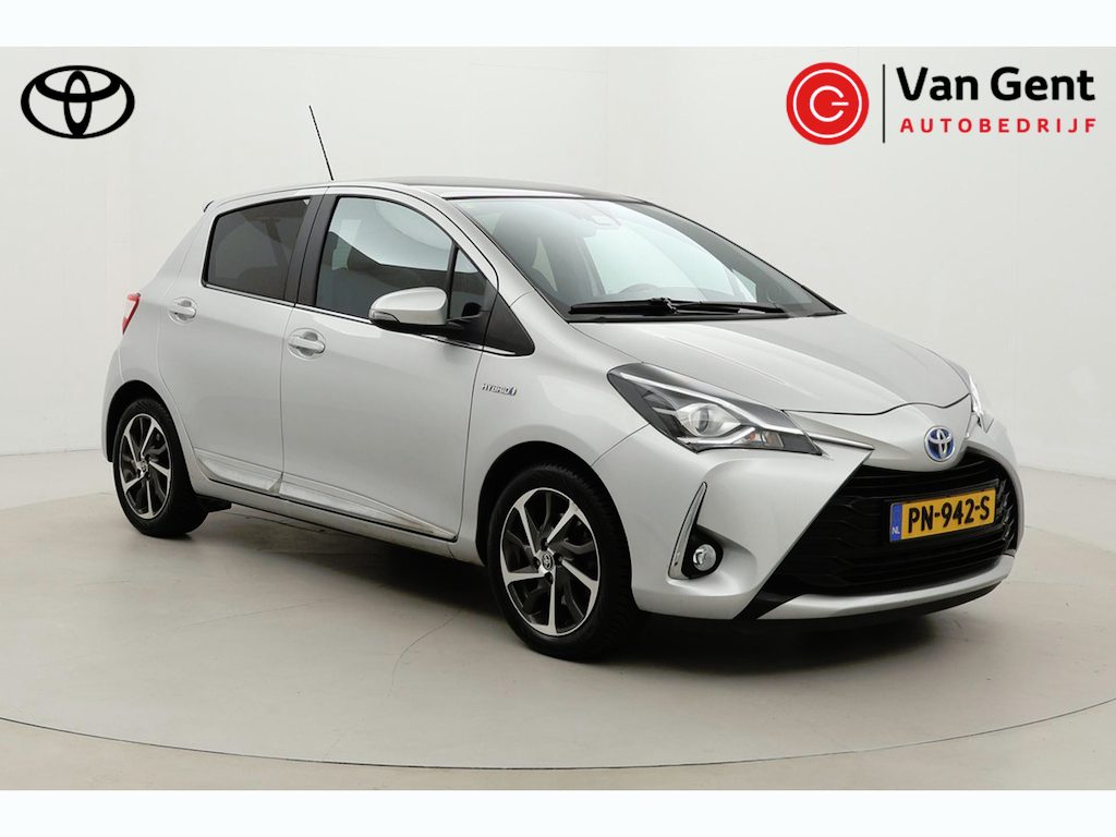 Toyota Yaris 1.5 Hybrid Premium | Panoramadak | Fietsensteun | Navigatie | Keyless | Cruise Control | Clima | Camera | Premium audio | 16 inch | Rijstrooksensor | Bluetooth | DAB | Dakspoiler