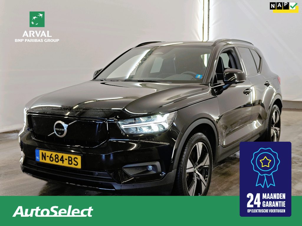 Volvo XC40 78kWh 408pk Recharge Twin Pro | SOH 91% | Trekhaak | Panoramadak | Stoelverwarming | Leder / Alcantara | CarPlay | 19"