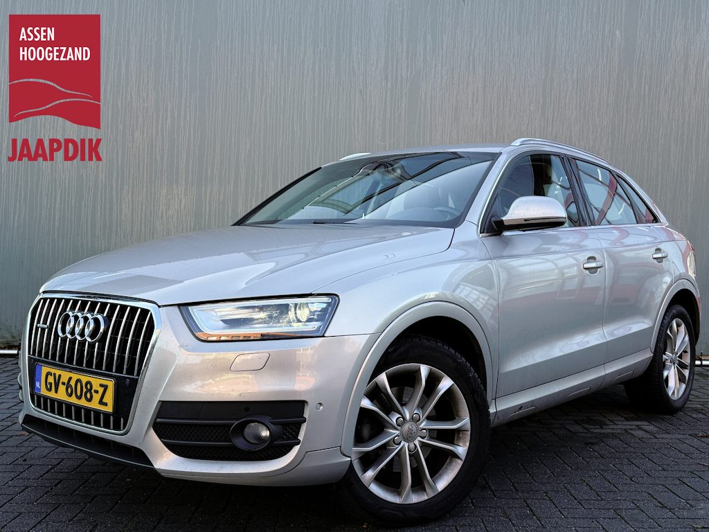 Audi Q3 BWJ 2012 2.0 TFSI 211 PK quattro Pro Line AUTOMAAT | ELEKTR. STOELEN | BLIS | VOL LEDER | KEYLESS | AFNEEMBARE TREKHAAK | STOELVERW. | LANE ASSIST | NAVI | BLUETOOTH | CLIMA | PARKASSIST |