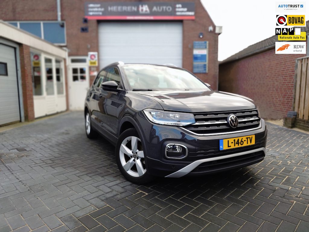 Volkswagen T-Cross 1.0 TSI Style, 1e eigenaar, Dealer onderhouden, Leer!, Android Auto