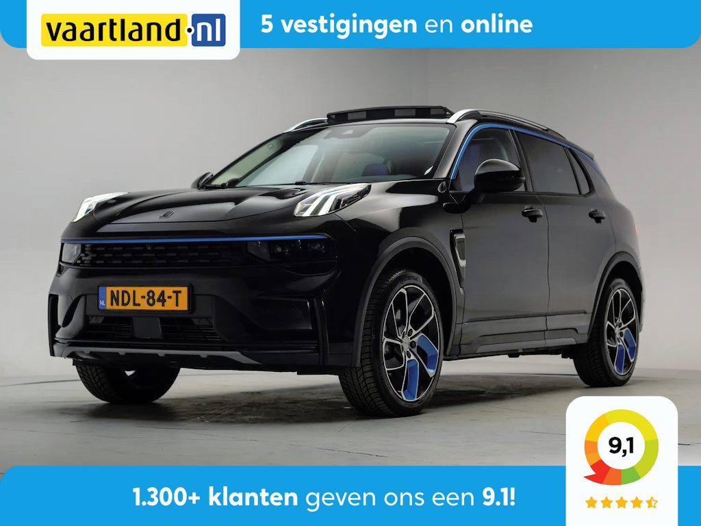 Lynk & Co 01 1.5 PHEV MY22 6,6kW Zwart [ SoH 93,6% | Panorama 360°cam Navi Infinity-audio ]