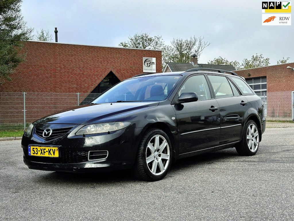 Mazda 6 Sportbreak 2.0i Executive 1e Eigenaar*Leder*Cruise*Trekhaak*Clima*LM velgen*