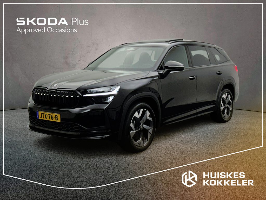 Skoda Kodiaq Sportline Business 1.5 TSI PHEV 204pk DSG Automaat Trekhaak, Panoramadak, Adaptive cruise control, LED matrix koplampen, Elektrische achterklep