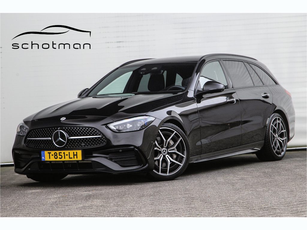 Mercedes-Benz C-klasse Estate 200 AMG Premium, Massage, Leder, Achterasbesturing, Distronic, Nightpakket