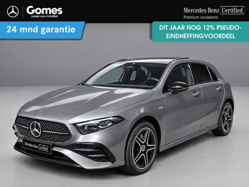 Mercedes-Benz A-klasse 250 e Business Solution AMG | Panoramadak | Multibeam Led | Apple Carplay & Android Auto | Sfeerverlichting | Stoelverwarming Voorin | Achteruitrijcamera | Nightpakket