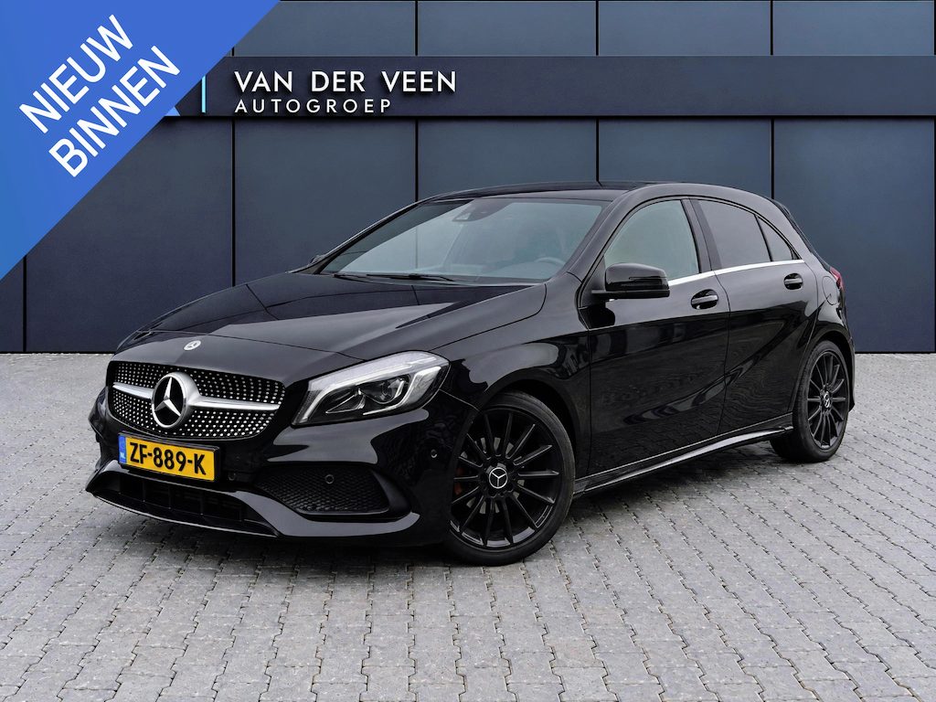Mercedes-Benz A-klasse 180 d Sport Edition | Incl. 12 maanden garantie | AMG Styling | Stoelverwarming | Achteruitrijcamera | Parkeersensoren | Climate control | Cruise control | Airco | Keyless start | donkere hemelbekleding | Navigatie | Bluetooth |