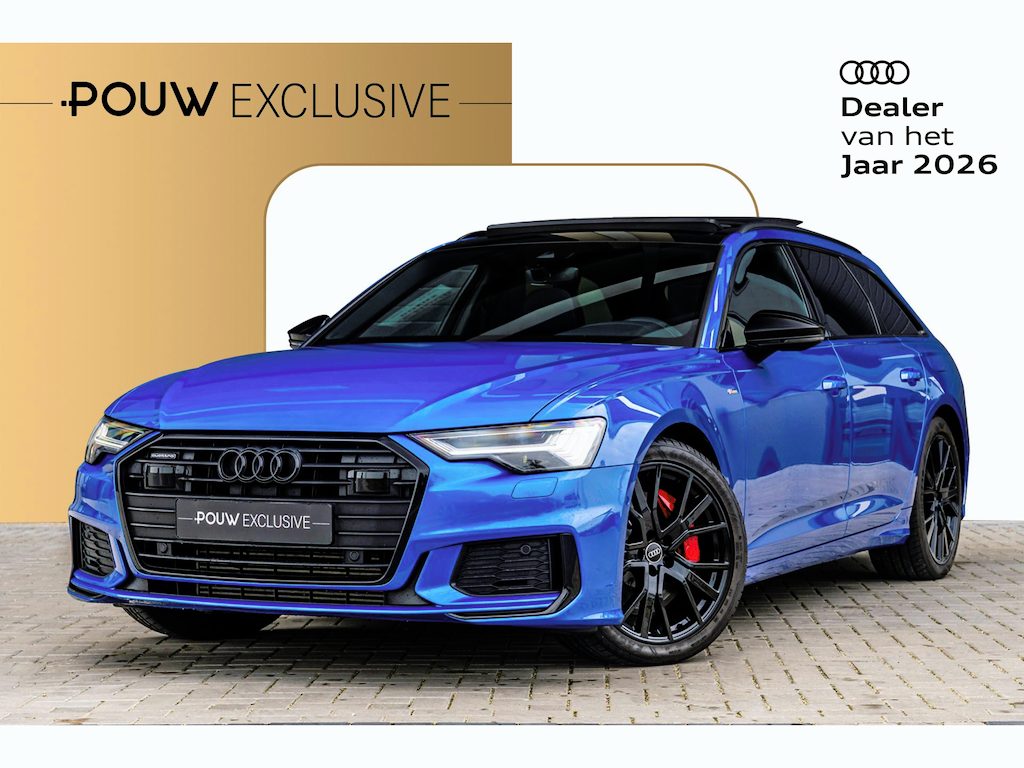 Audi A6 Avant 55 TFSIe 367pk PHEV Quattro Pro Line S Competition | Panoramadak | Exclusive Kleur | Stuurverwarming | Trekhaak | Adaptief Onderstel | Keyless