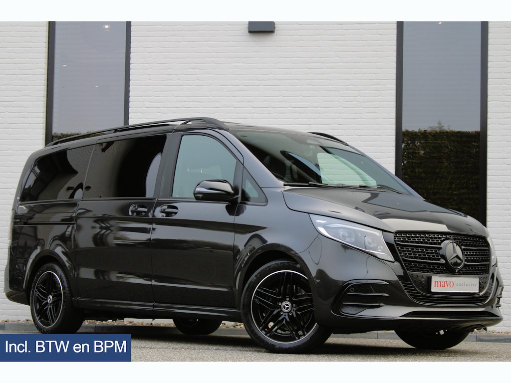 Mercedes-Benz V-klasse 300d / AMG / Exclusive / 4-Matic / 7-Pers / Pano / Luchtv / Elec Stoel voor+achter / Burmester / Vol Opties / NIEUWSTAAT