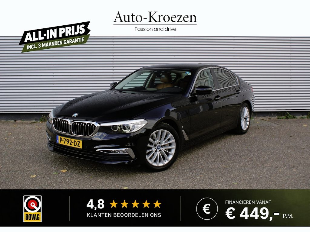 BMW 5-Serie 530e iPerformance High Executive | Head Up | Leder |