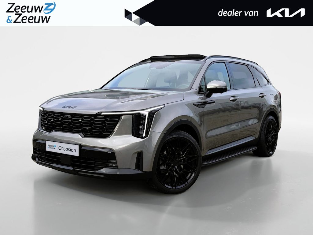 Kia Sorento 1.6 T-GDi Plug-in Hybrid 4WD ExecutiveLine 7p | 22 INCH VELGEN! | Black Pack | Stoel verwarming en ventilatie | Panorama schuifdak | Sidebars | Lichtmetalen velgen 21inch | Lederen bekleding | Elektrisch bedienbare voorstoelen |