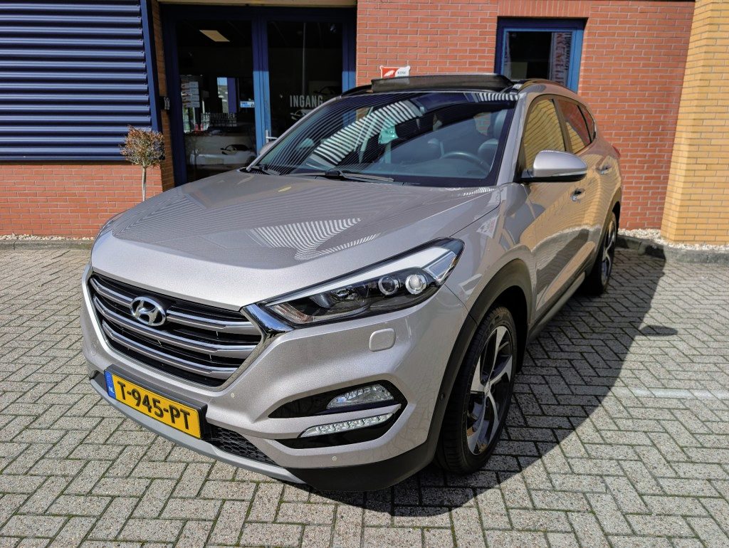 Hyundai Tucson 1.6 T-GDI COMF. 4WD,AUTOMAAT,Lanessist,panodak,stoelkoeling,Trekhaak,Navi