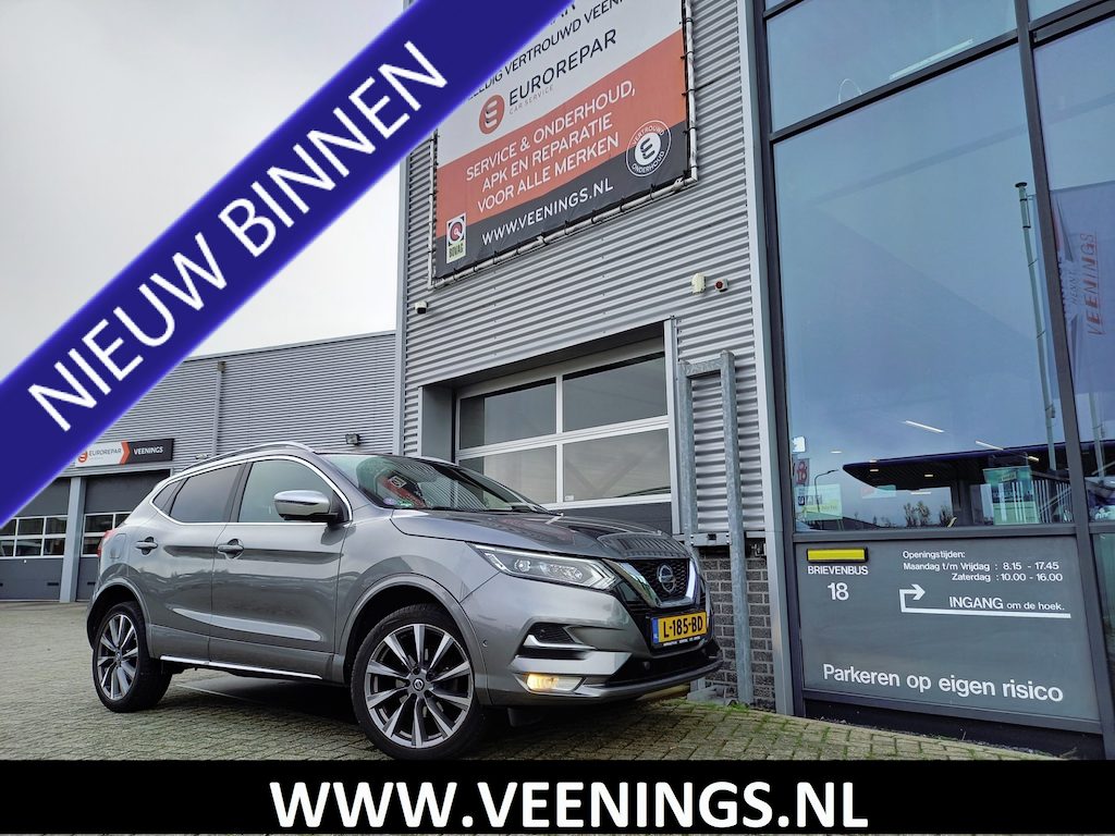 Nissan Qashqai 1.3 DIG-T Tekna + - 360 CAMERA - PANO - DODE HOEK - ADAPTIVE CRUISE - STOELVERW -
