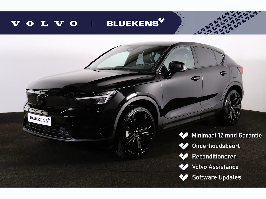 Volvo EC40 Plus Europa 70 kWh - Panoramadak - IntelliSafe Assist & Surround - Harman/Kardon audio - Parkeercamera achter - Verwarmde voorstoelen, stuur & achterbank - Parkeersensoren voor & achter - Elektr. bedienb. voorstoelen met geheugen links - Draadloze tel. lader - Warmtepomp - Extra getint glas - 19' LMV