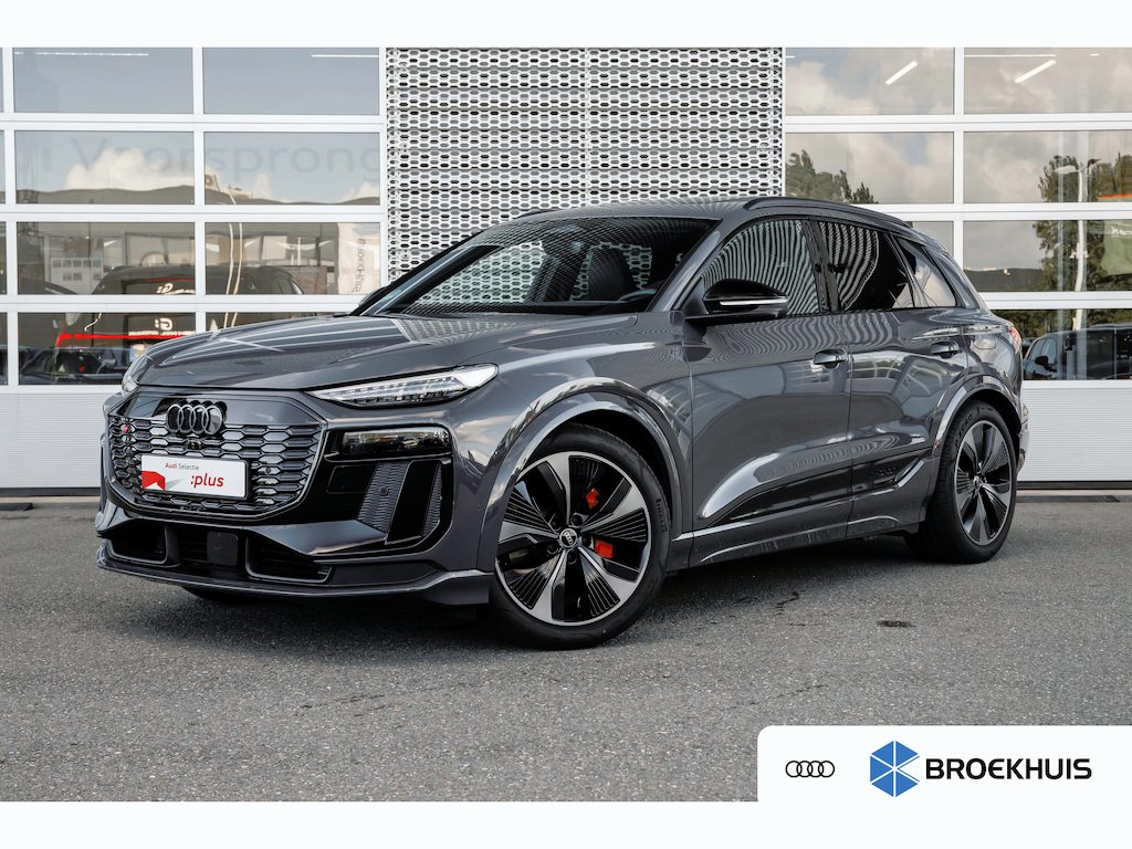 Audi Q6 e-tron SQ6 quattro 360 kW | Luchtvering | Panoramadak | Trekhaak | Bang & Olufsen | | Achterstoelen verwarmd | Audio installatie high end | Cruise control adaptief met Stop&Go en stuurhulp