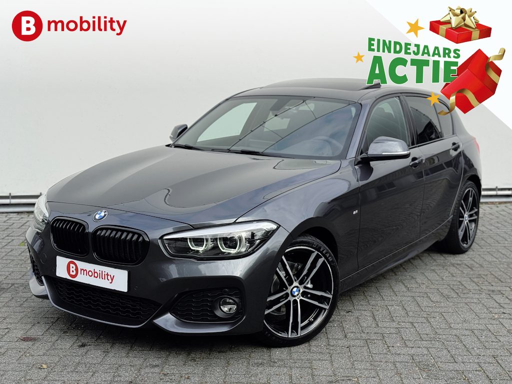 BMW 1-Serie 118i High Executive M-Sport Schuif/Kanteldak Apple CarPlay | Hifi | DAB | Leer | Sportstoelen | NL Auto!