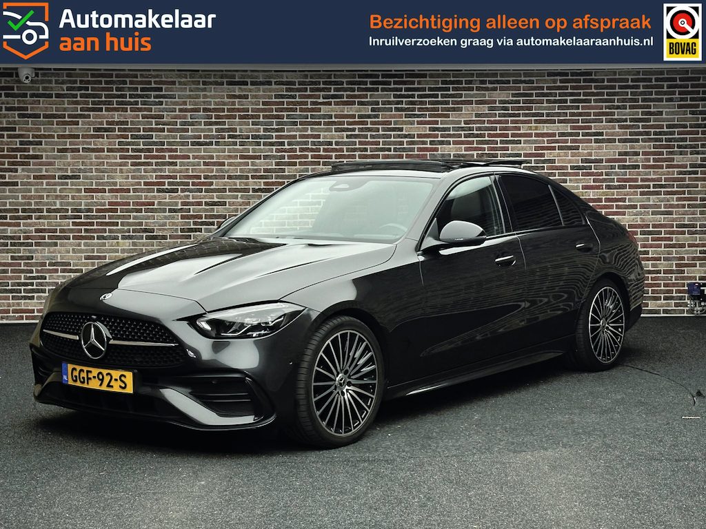 Mercedes-Benz C-klasse 180 AMG Line Panoramadak Sfeer Burmeister 360