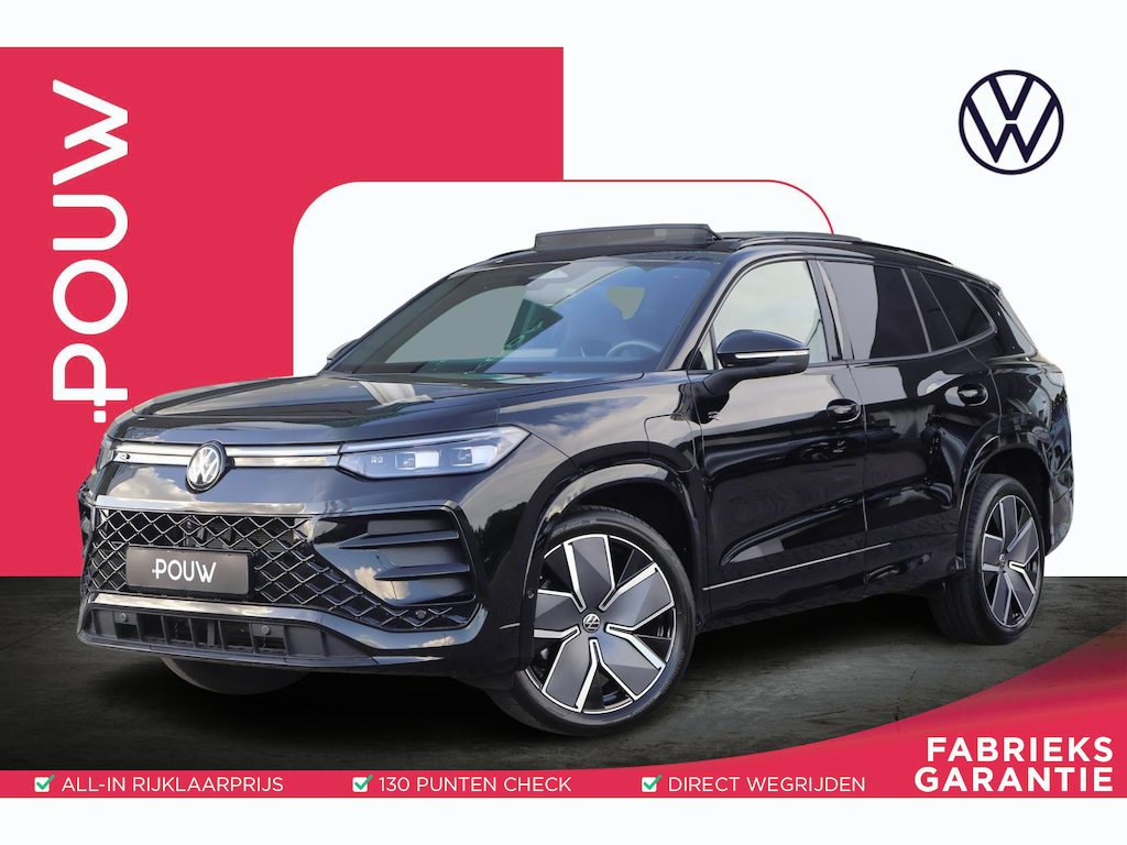 Volkswagen Tayron 1.5 eHybrid 272pk DSG R-Line Edition | SoH 100% | Trekhaak | Panoramadak | Head-up | Stoel & Stuurverwarming