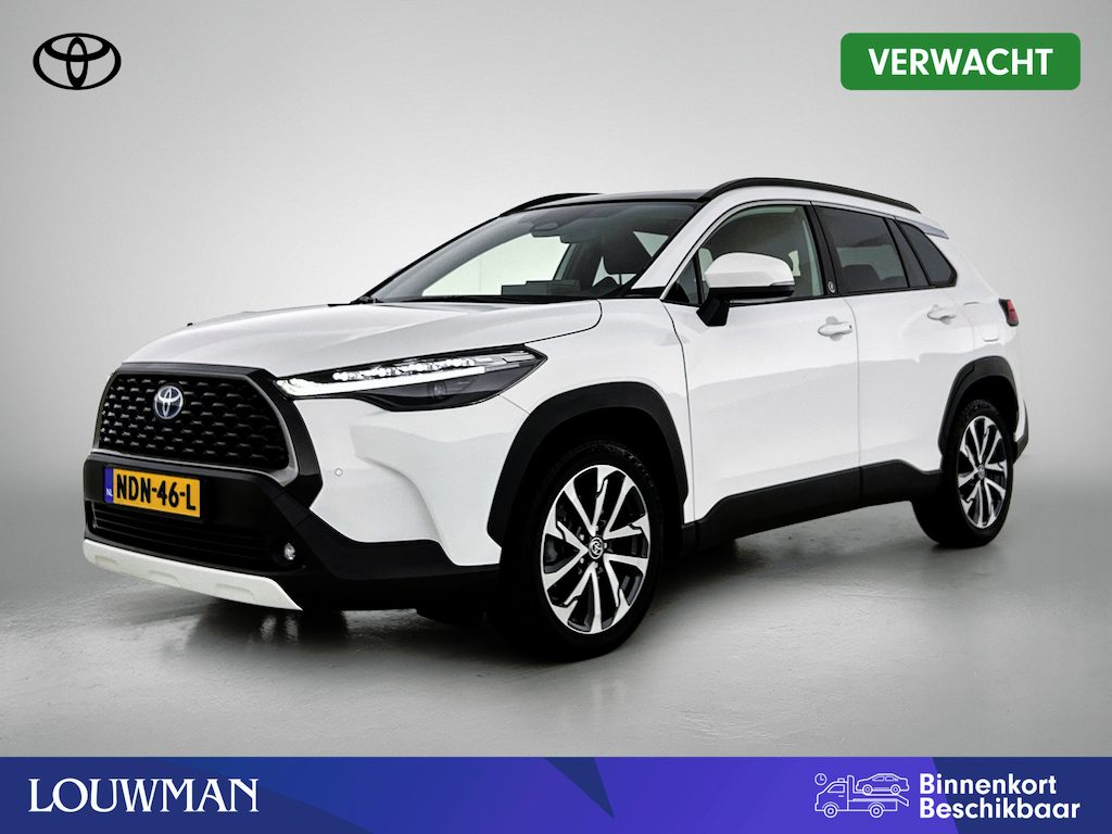 Toyota Corolla Cross Hybrid 200 Style Panoramadak | Stuur+Stoelverwarming | Dodehoek detectie | Parkeersensoren voor+achter | Elektrische achterklep | Draadloze telefoonlader | Navigatie | Apple CarPlay/Android Auto |