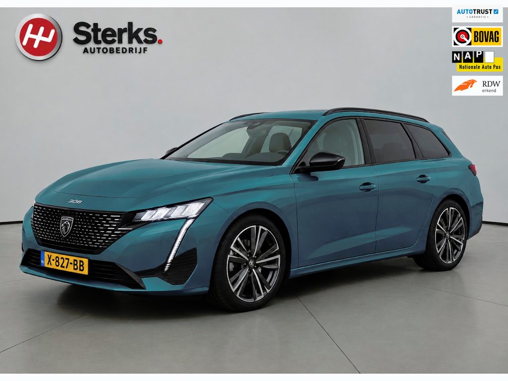Peugeot 308 SW 1.2 PureTech Allure Pack Business CAMERA 17"LM VELGEN HALF LEDER CARPLAY CLIMAAT CONTROL