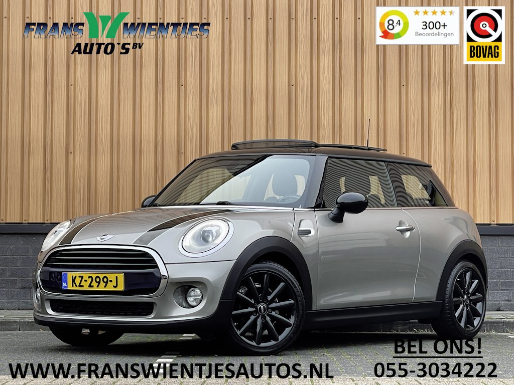 MINI Cooper 3-Deurs 1.5 Serious Business | Panoramadak | Cruise Control | Parkeersensoren Achter | Keyless Entry/Go | Bluetooth | Navigatie | Airconditioning |