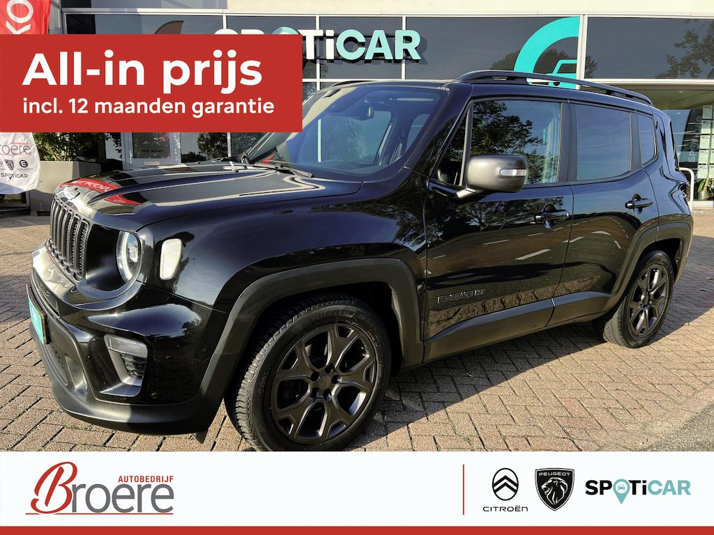 Jeep Renegade 1.3T DDCT 150 pk 80th Anniversary Automaat | Panoramadak. leder