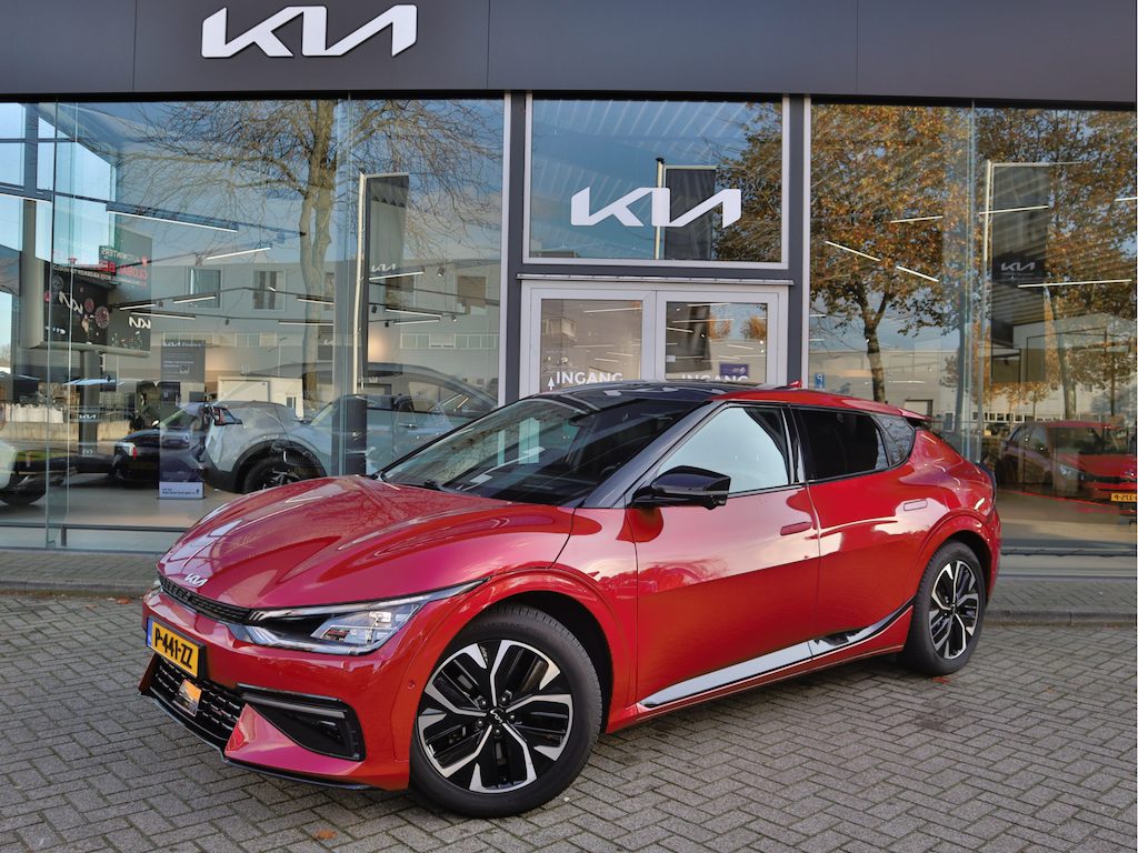 Kia EV6 GT-Line RWD 77.4 kWh 229PK | Head-Up-Display | Afneembare trekhaak | Meridian Sound System | Stoelventilatie | Memory | tot 10 jaar Garantie |