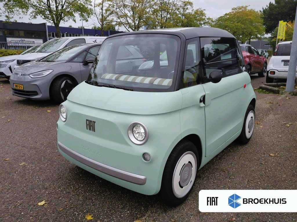 Fiat Topolino Brommobiel | Panoramadak | BTW | 3.500km | LED koplampen | LED achterlichten | Telefoonhouder |