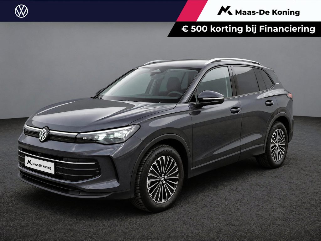 Volkswagen Tiguan 1.5eTSI/150PK Energy · Trekhaak · Navigatie · 360°Camera + Parkeersensoren · Stoelverwarming · Garantie t/m 14-01-2028