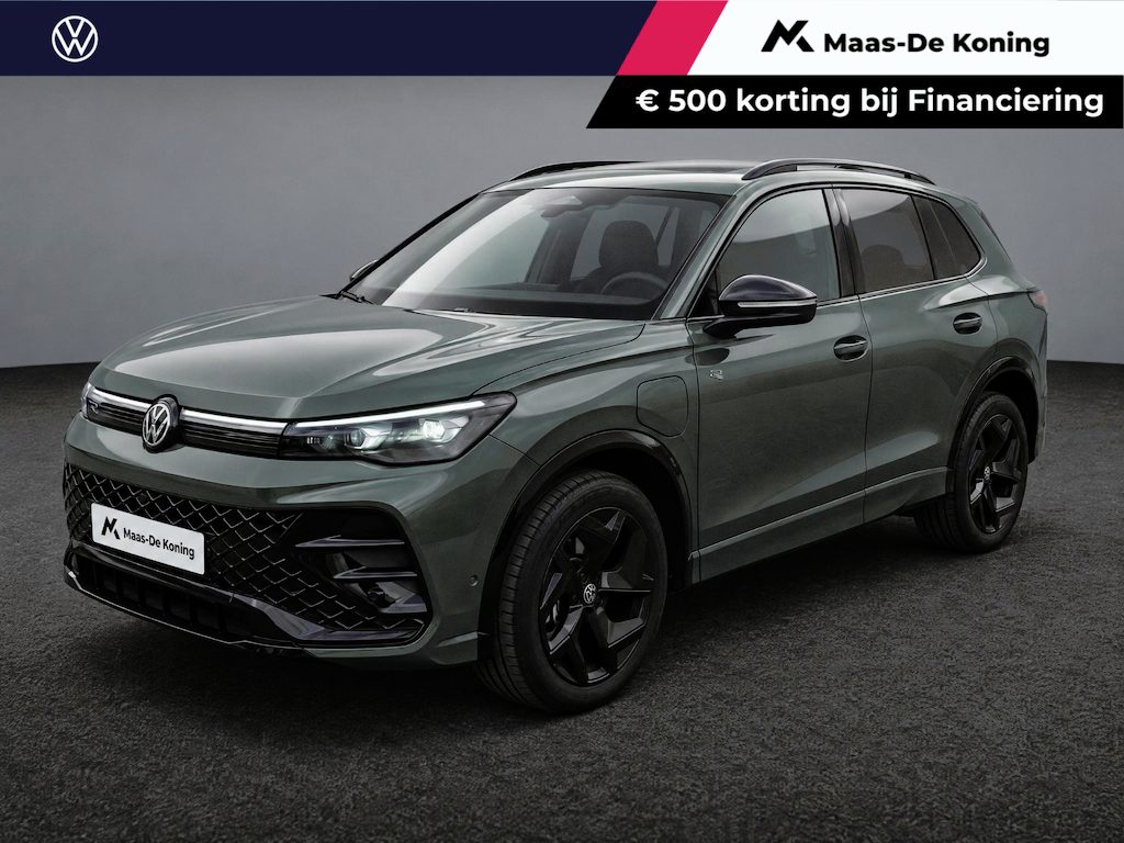 Volkswagen Tiguan 1.5eHybrid 150kW/204PK R-Line Black Style · Navigatie · Apple/Android Car Play · 360°Camera + Parkeersensoren · Garantie t/m 20-01-2031 of 100000km.