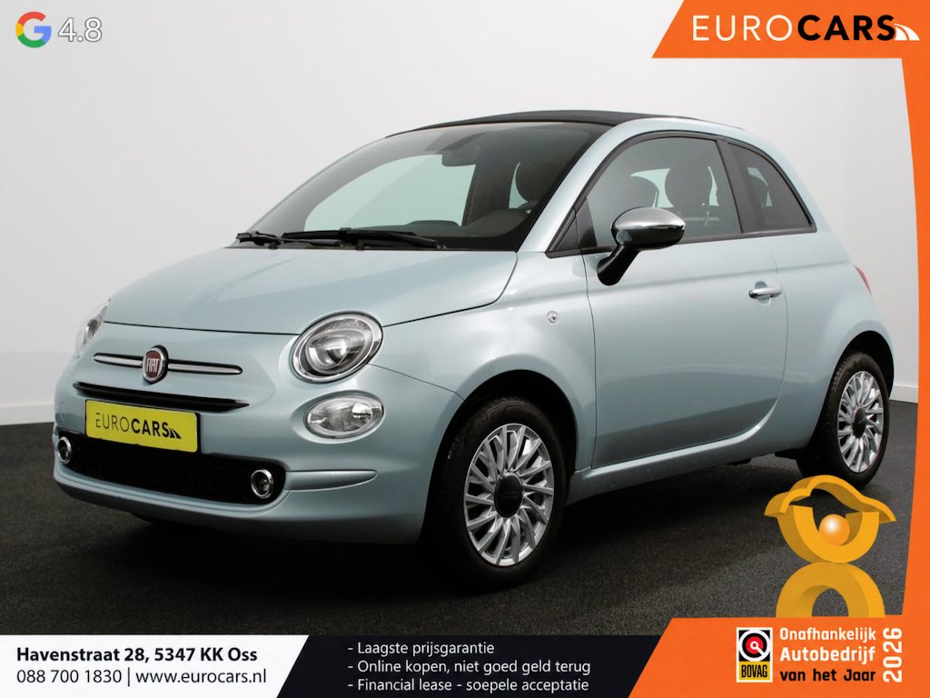 Fiat 500C 1.0 Hybrid Bellavita Navigatie Apple Carplay Android Auto Parkeersensoren Climate Control Lichtmetalen velgen Bluetooth