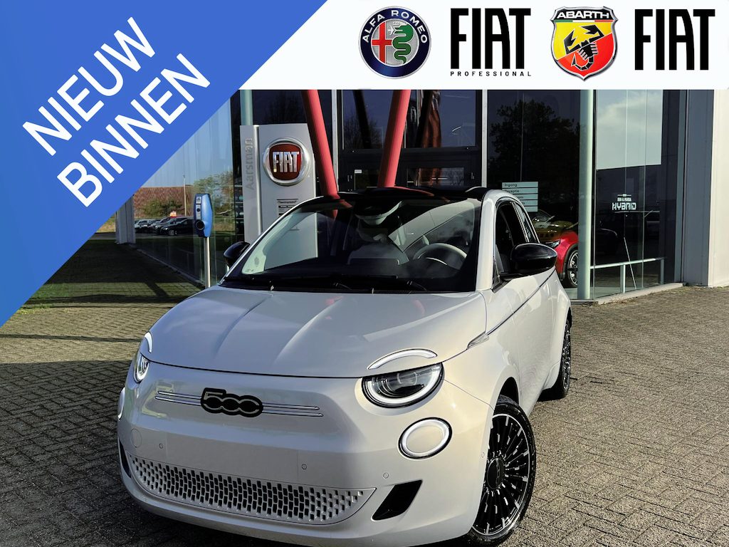 Fiat 500e La Prima 42 kWh | Full option | JBL audio | Camera | Dodehoeksensoren