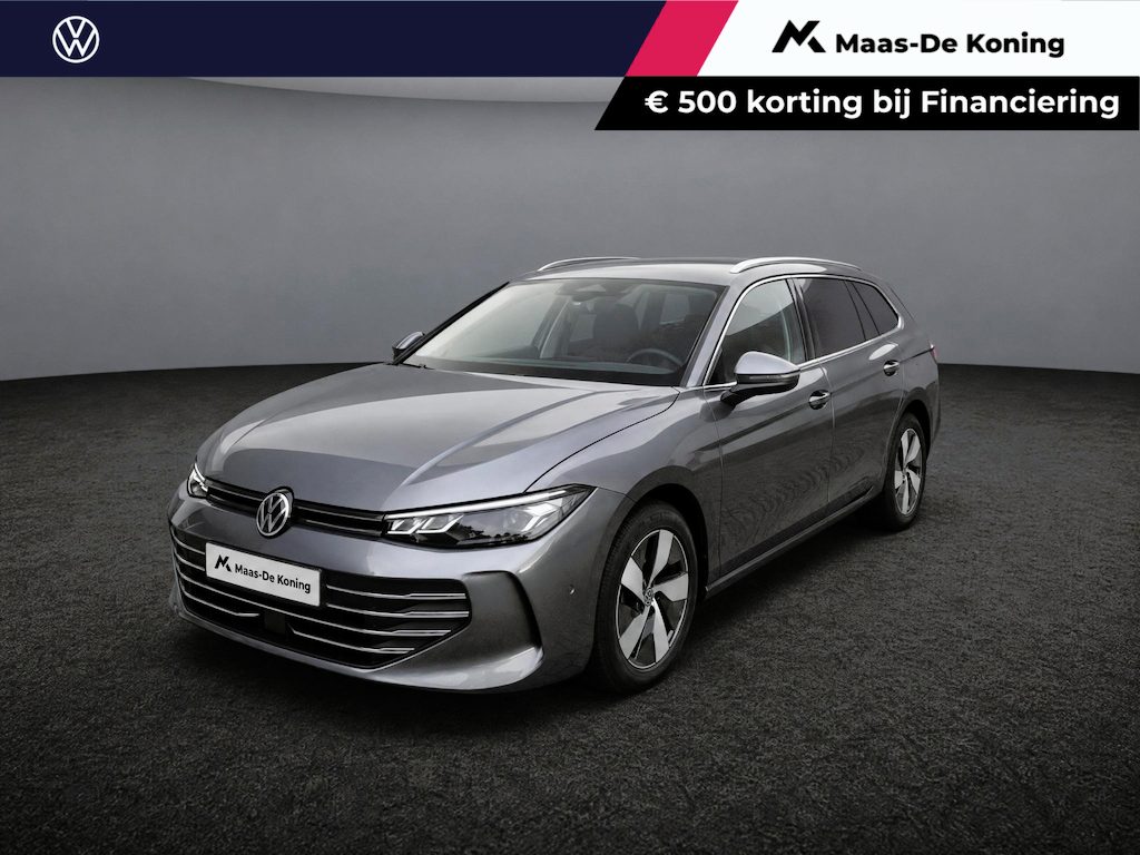 Volkswagen Passat Variant 1.5 eTSI 150pk DSG Elegance Business · Camera · Keyless · Elek. Stoelen + Massage Bestuurder · Stuur- & Stoelverwarming · Apple/Android Car Play · Garantie t/m 11-06-2028 of 100.000km
