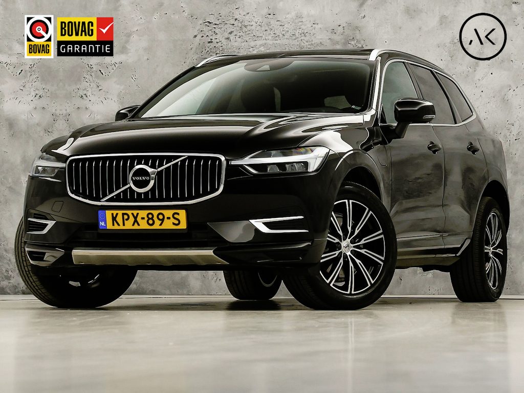 Volvo XC60 2.0 T8 Twin Engine AWD Sport 407Pk Automaat (PANORAMADAK, SOH 86%, ZWART HEMEL, BRUIN LEDER, GROOT NAVI, CAMERA, MEMORY SEATS, STOELVERWARMING, GETINT GLAS, ELEK ACHTERKLEP, NIEUWSTAAT)