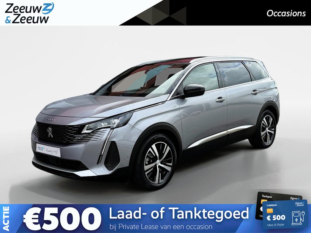Peugeot 5008 1.2 Hybrid 136 GT 146PK AUTOMAAT | 7-persoons | Cruise Control | Climate Control | Schuif- kanteldak | 360 camera | Parkeersensoren rondom | BOM VOL MET OPTIES!!