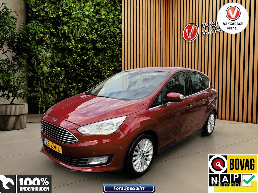 Ford C-Max 1.0 Titanium ✅125Pk ✅Navi ✅Boekjes ✅Nap