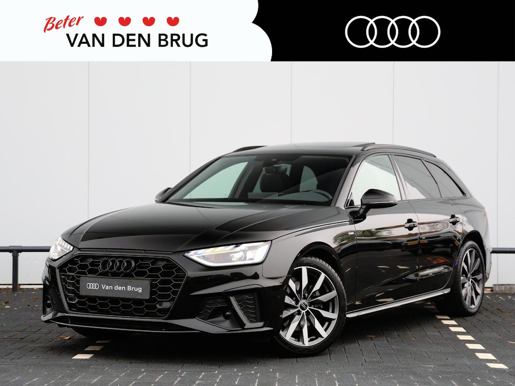 Audi A4 Avant 35 TFSI S edition Competition 150 pk | Panorama dak | B&O | Trekhaak | Stoelverwarming | Sfeerverlichting | Navigatie |