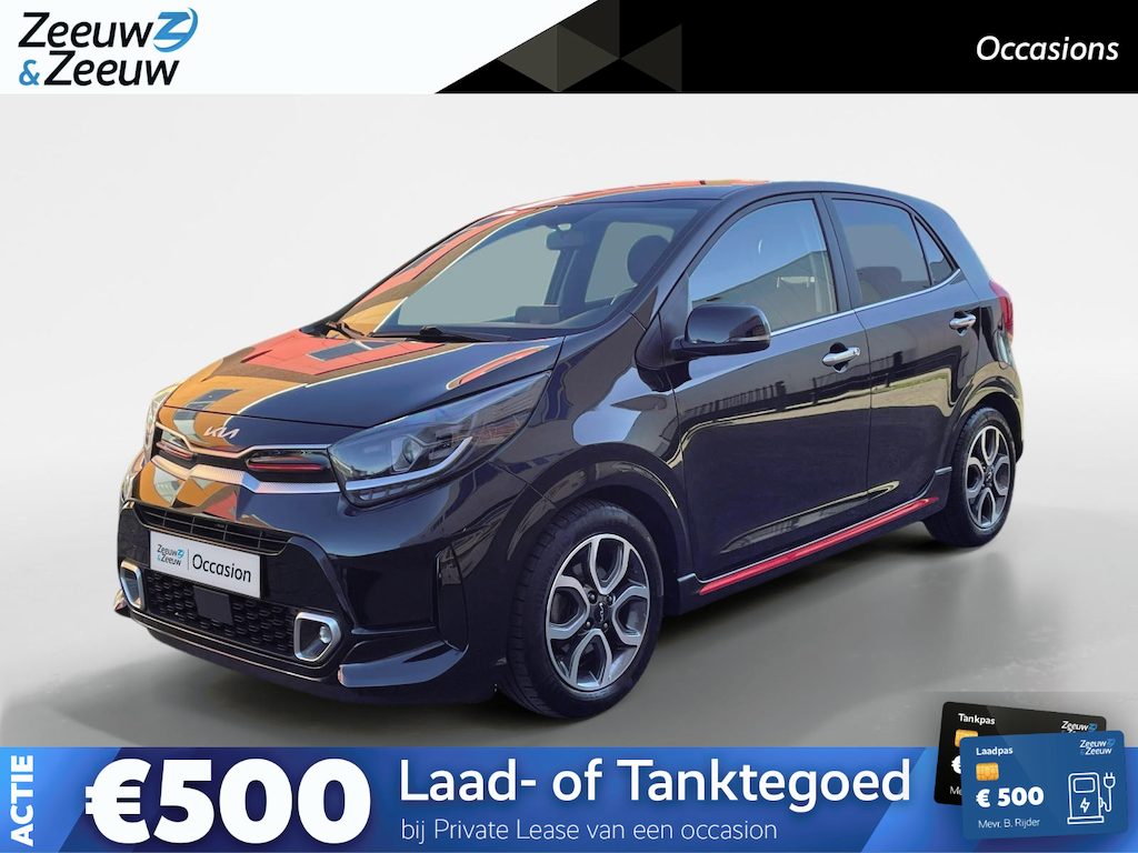 Kia Picanto 1.0 DPi GT-Line | Lederen bekleding| Navigatie| Climate Controle| Lichtmetalen velgen| Achteruitrij Camera| Parkeersensoren| Metallic lak|