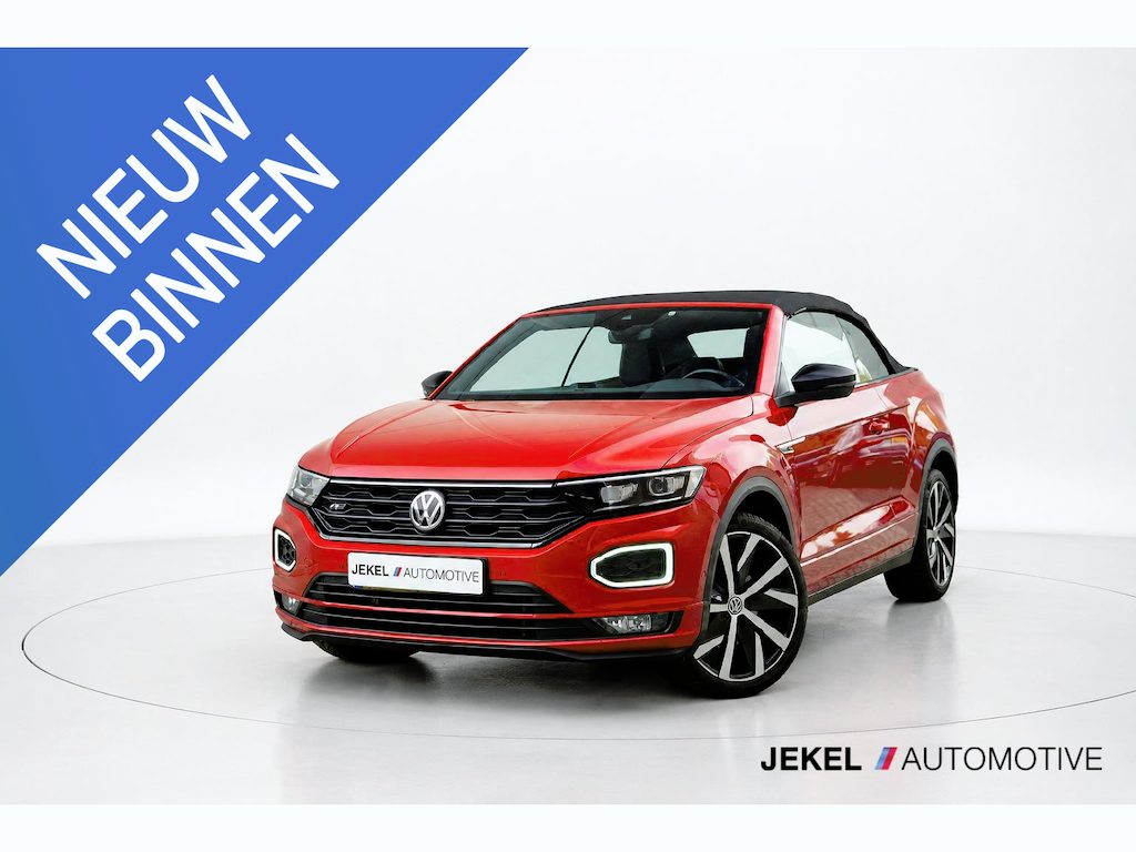 Volkswagen T-Roc Cabrio 1.5 TSI R-Line Leren bekleding, 19" LM velgen, Camera, enz